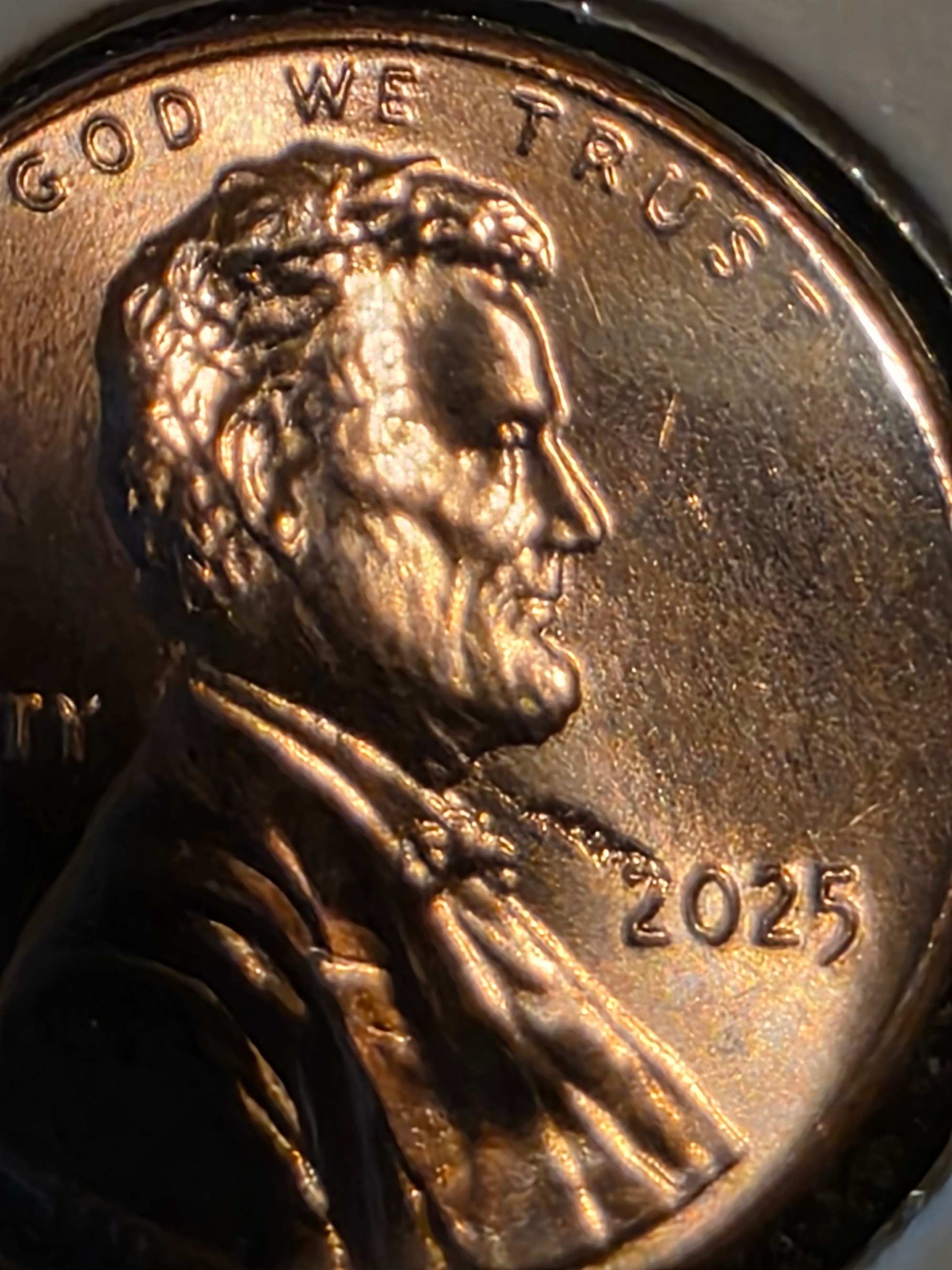 2025-P-Penny-From-New-Roll-With-What-I-Think-Are-Cud-Errors.-I-Have-More-Than-1-Of-These.